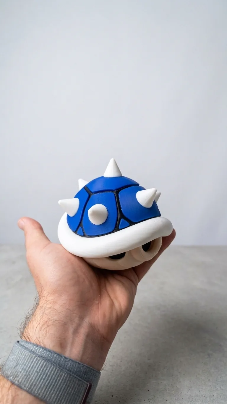 Caparazón azul Mario Kart impreso en 3D — DANREINA