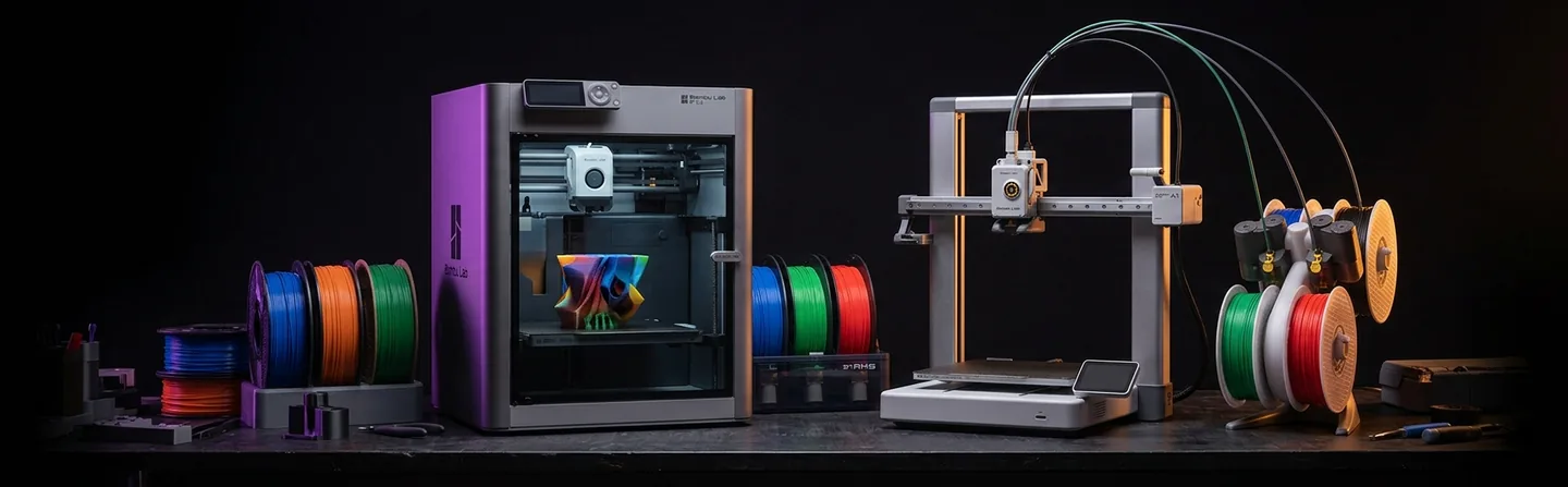 Taller DANREINA — Impresoras 3D profesionales Bambu Lab con filamentos multicolor